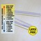 BAZIC Hot Melt Glue Sticks Dual Temp. Mini 3.9" x 0.27" (100/Box)
